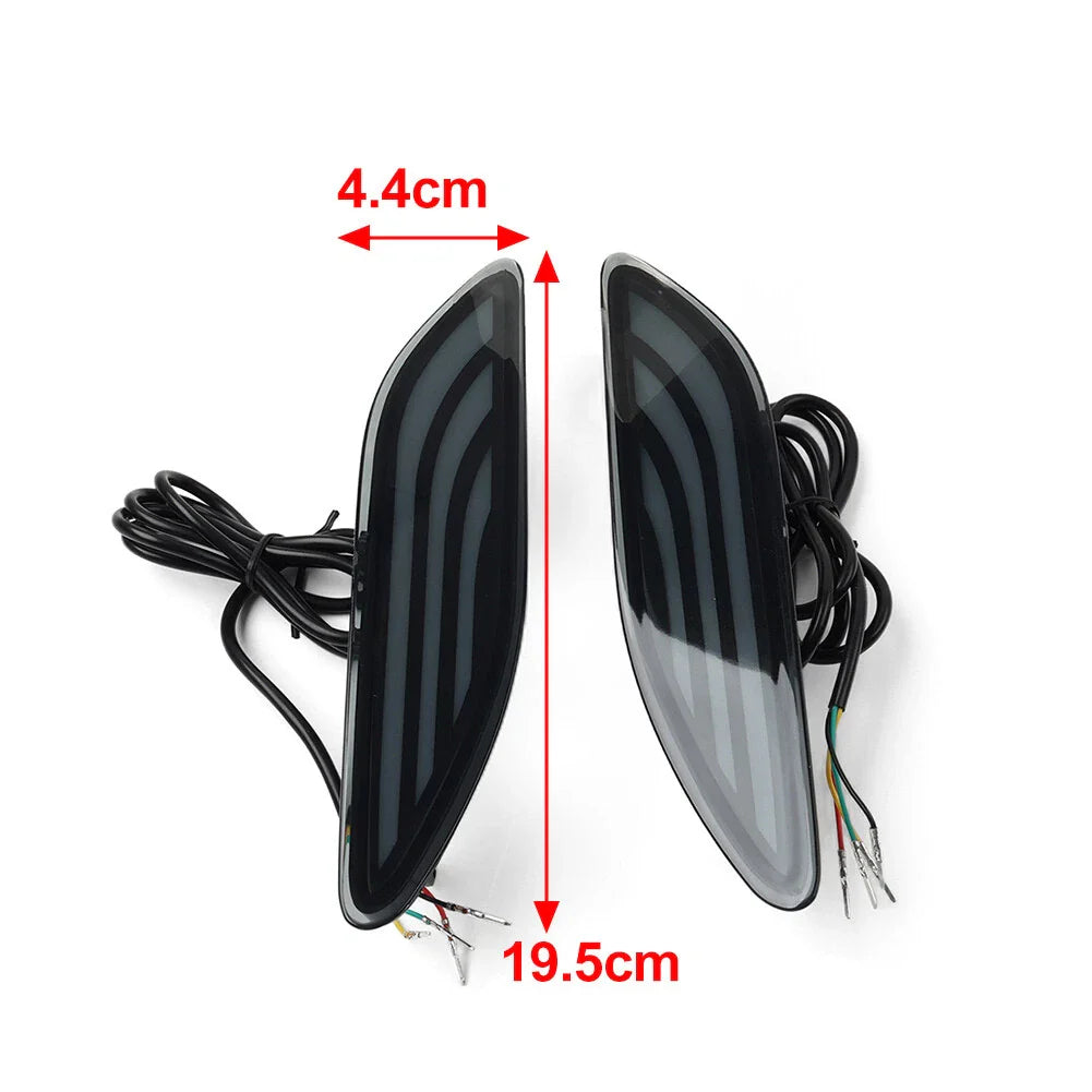 Rear Bumper Light Brake Turn Signal Smoke for Toyota Alphard Vellfire (2023-2024)
