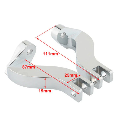 Passenger Rear Foot Peg Mount Bracket for Harley Davidson Touring (1993-2023)
