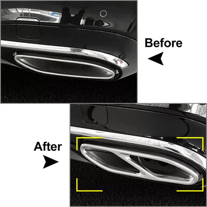 Exhaust Muffler Tip Tailpipe Cover for Mercedes Benz S Class (2018)