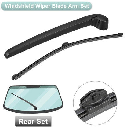 Rear Wiper Blade Arm Set for Porsche Cayenne Hybrid (2010-2017)