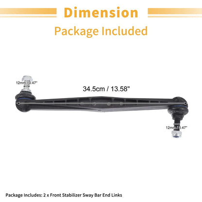 2 x Front Sway Bar Links for Chevrolet Sonic (2012-2020)