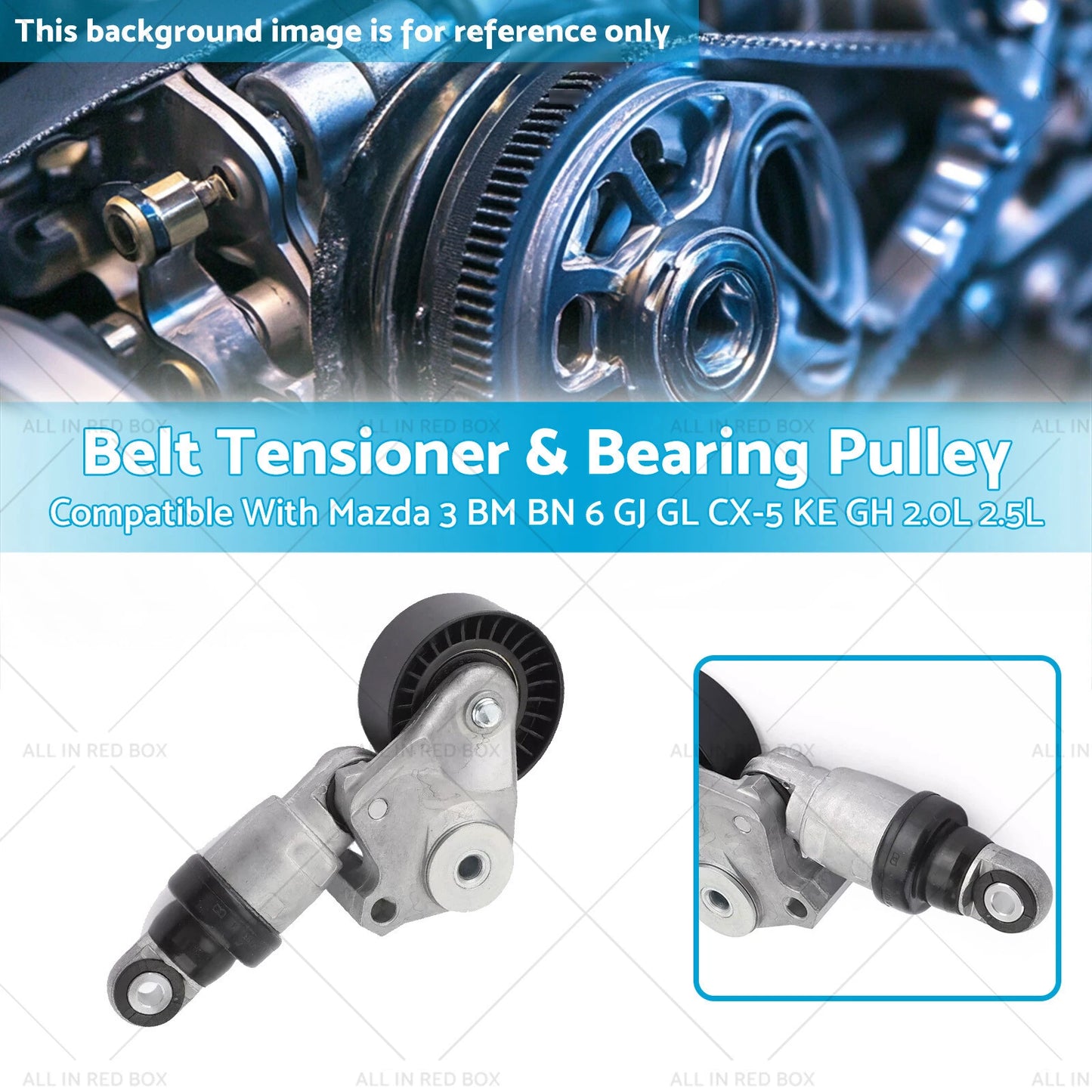 Belt Tensioner & Bearing Pulley for Mazda 3, CX-5 (2012-2020)
