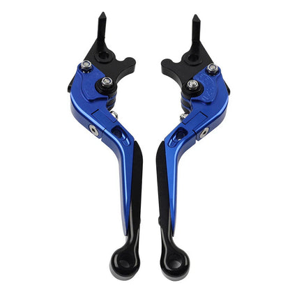 Blue Extendable Brake Clutch Levers for BMW F650GS (2002-2007)