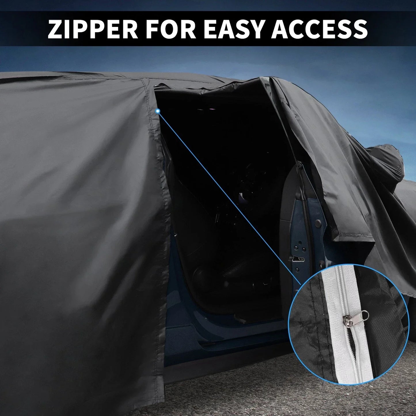 Waterproof PEVA Spunlace Cotton Car Cover for Mercedes-Benz Vito (2003-2014)