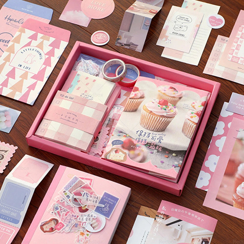 4 x Vintage Aesthetic Scrapbook Art Journaling Supplies & Stationery