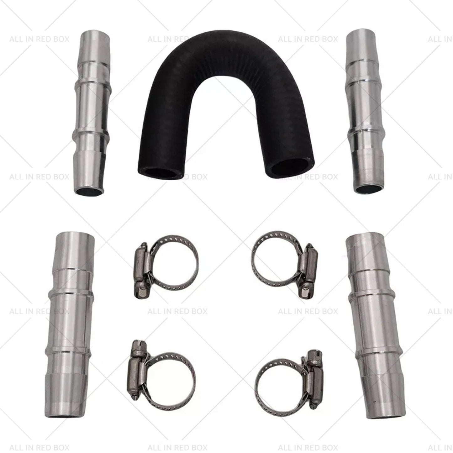 5/8in 3/4in Engine Heater Core Bypass Hose Fitting Aluminum for Most Cars