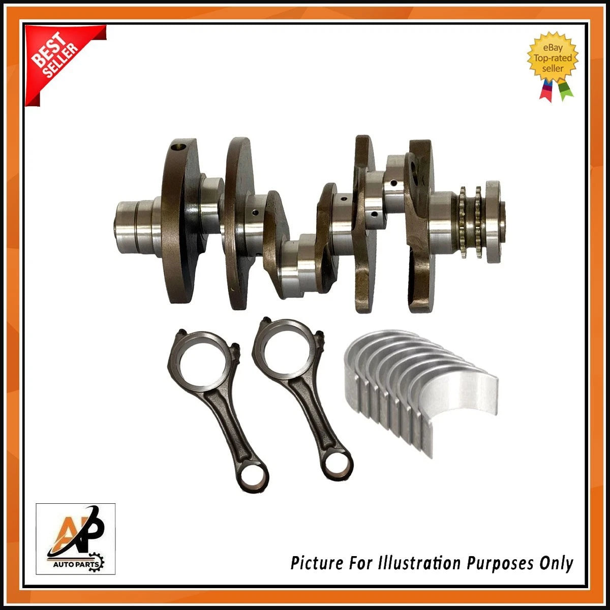 Crankshaft Connecting Rod Big End Bearing for Audi Q7 3.0D TDI (2010–2015)