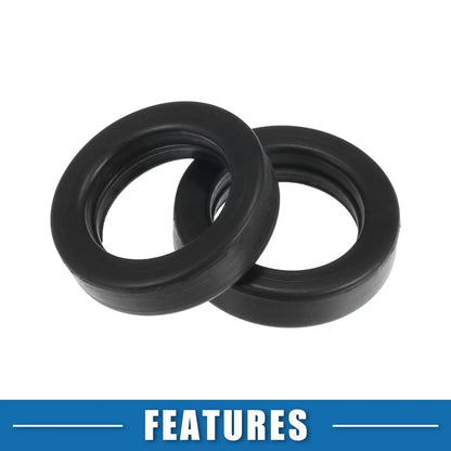 Fuel Injector O-Rings Seals for Honda Accord Civic (1988-2002) - 4 x Rubber Black