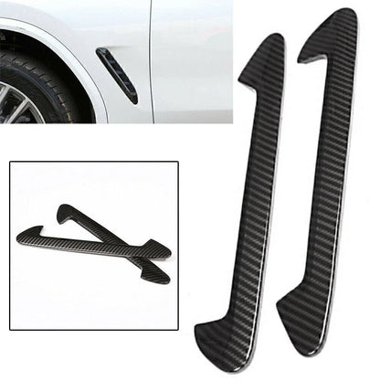 Carbon Fiber Side Air Fender Vent Trim for BMW X3 X4 (2018-2023)