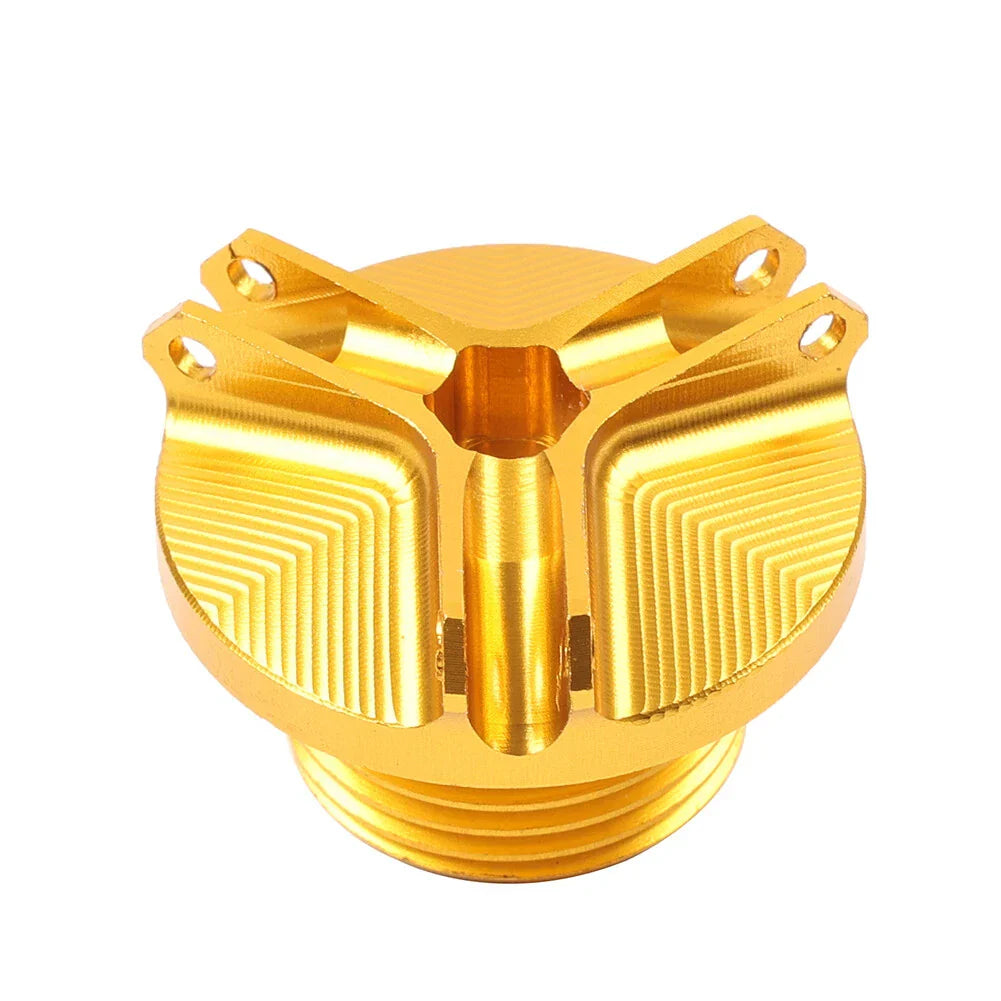 Gold Engine Oil Filler Cap Cover for BENELLI TRK 502, Leoncino 500 (2017-2023)