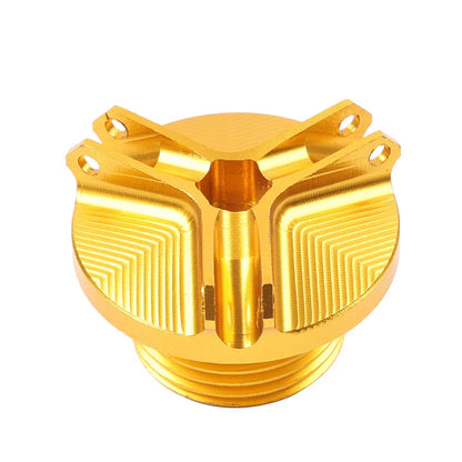 Gold Engine Oil Filler Cap Cover for BENELLI TRK 502, Leoncino 500 (2017-2023)