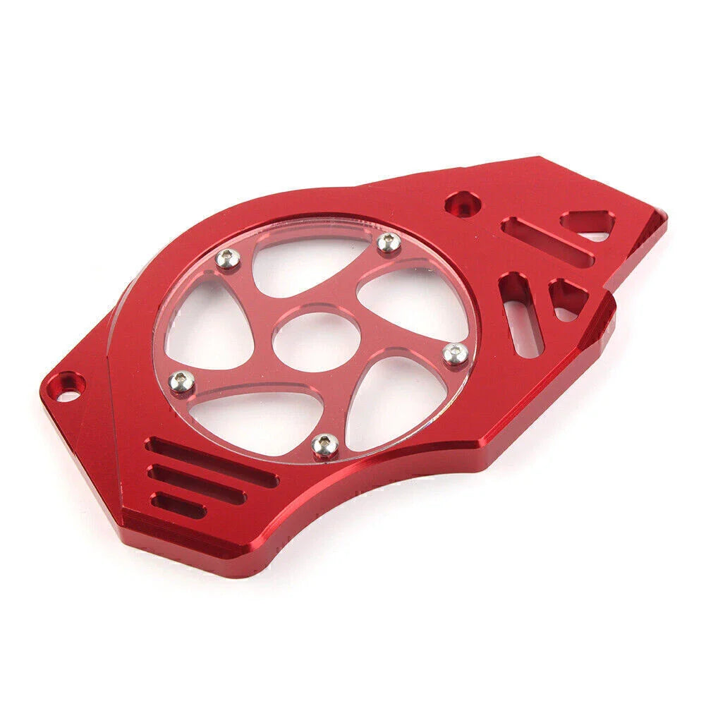CNC Front Chain Sprocket Cover Guard Red for Kawasaki ER6N ER6F (2006-2017)