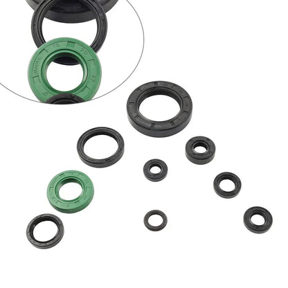 9 x Engine Oil Seal Kit for Honda CR250R (2002-2004)