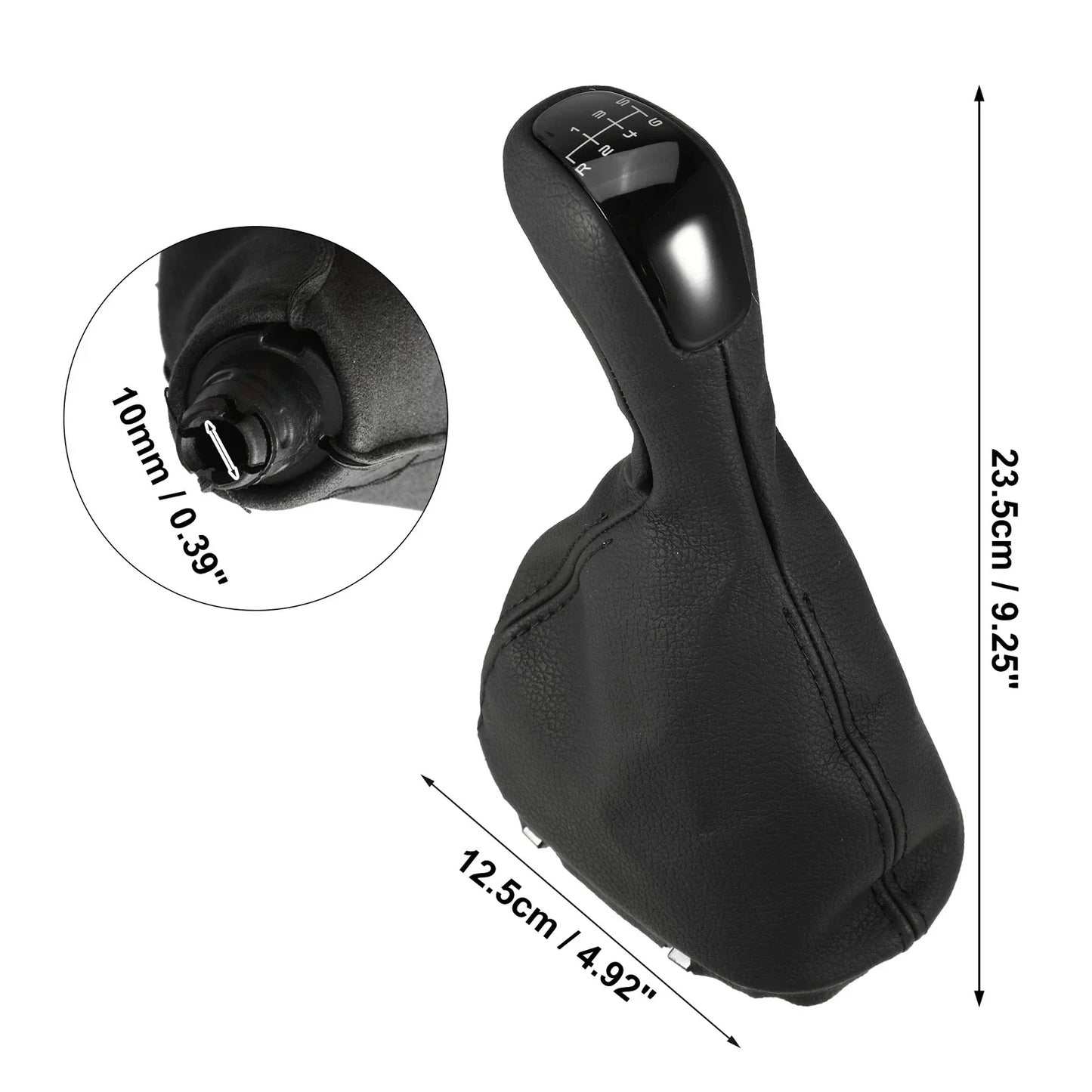 6 Speed Gear Shift Lever Cover Set for Mercedes Benz C Class (2001-2007)