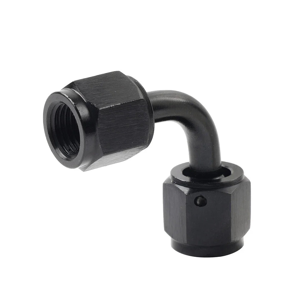 4AN Female to Female 90������ Swivel Coupler Fitting Adapter Connector