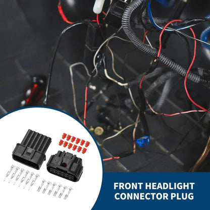 12 Pin Front Headlight Connector Plug for Honda