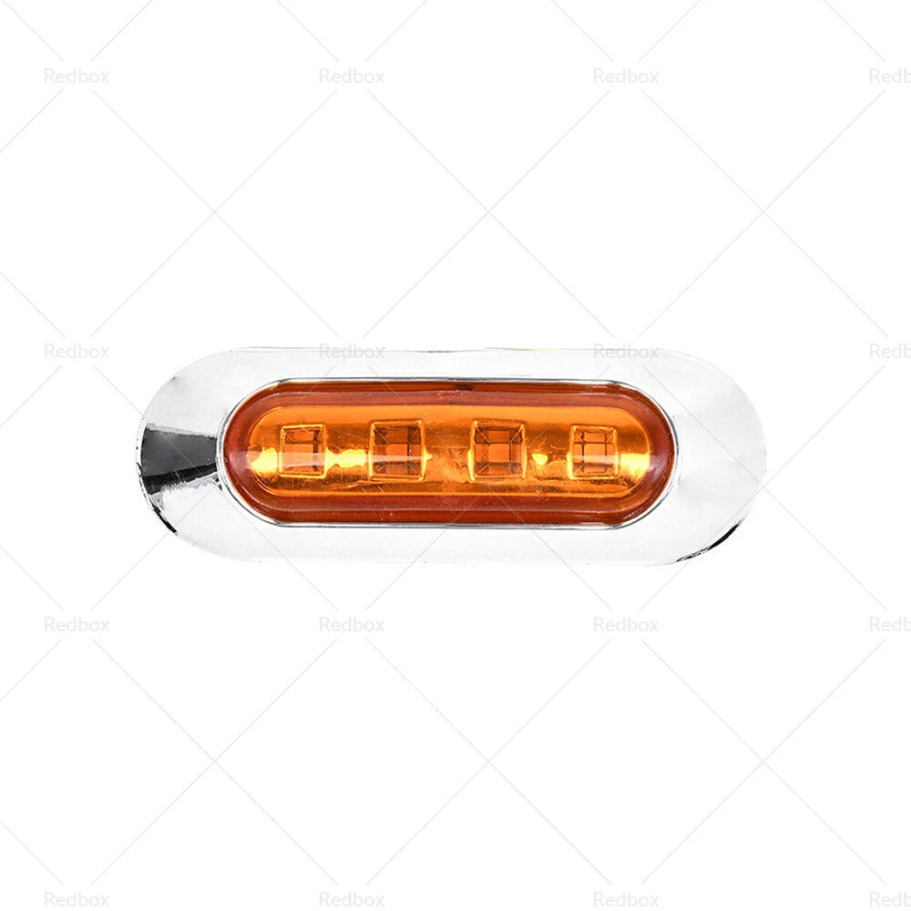 10x LED Clearance Light Side Marker for Truck Trailer Lorry Amber