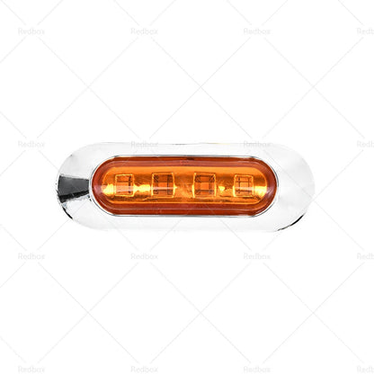 10x LED Clearance Light Side Marker for Truck Trailer Lorry Amber
