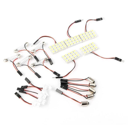 5x White LED 5050 15SMD Dome Lights for Car Interior (Universal)