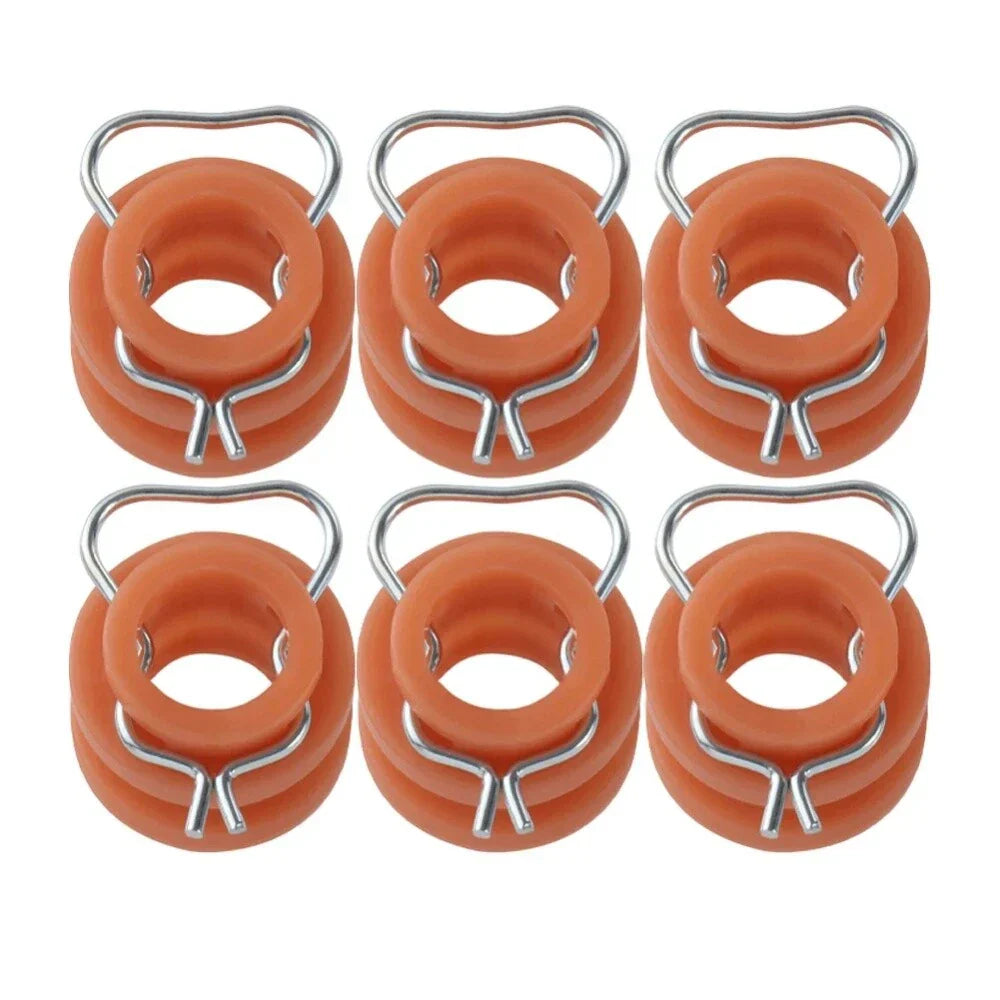 6Pcs Window Regulator Roller Bushings for Ford Mercury Falcon Mustang (1960-1970)