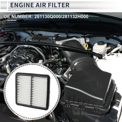 Engine Air Filter for Hyundai Elantra (2007-2010) - 1 x Quality Replacement