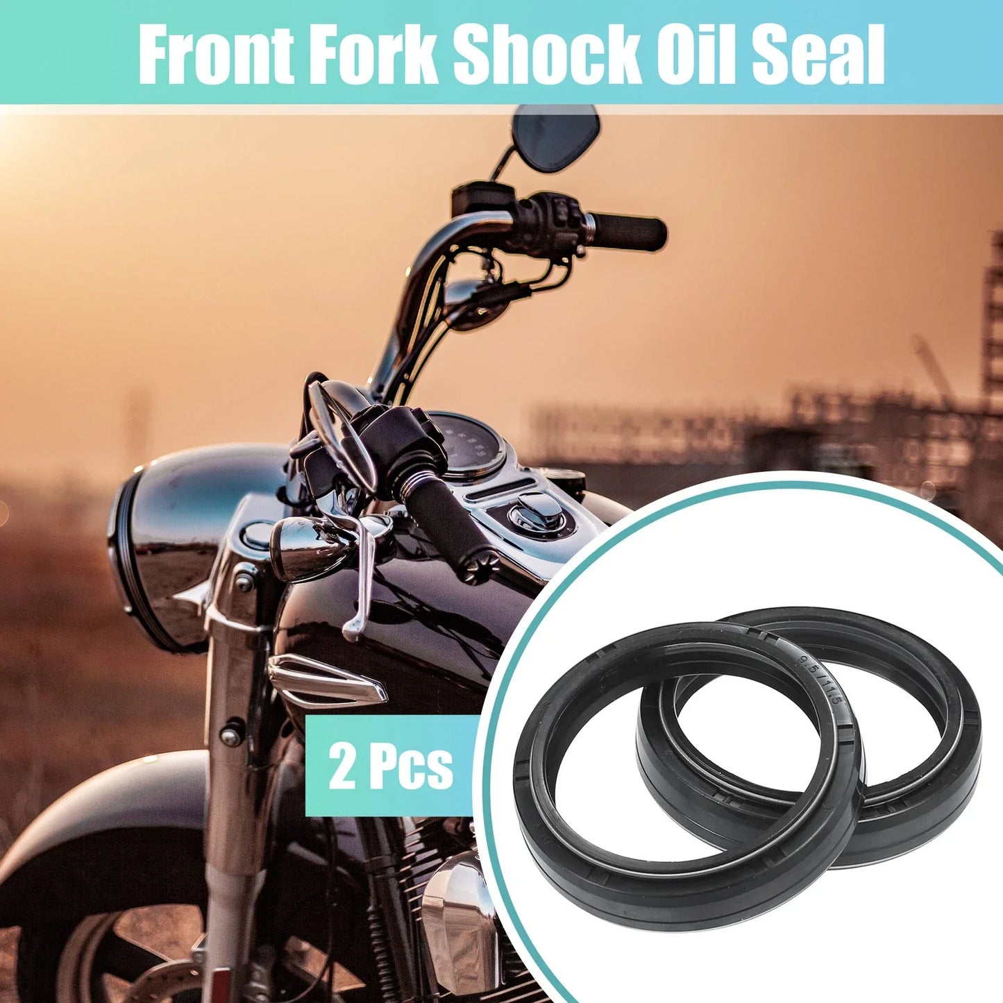 43mm x 53mm Motorcycle Front Fork Shock Oil Seals for Honda XR250L (1991-1996)