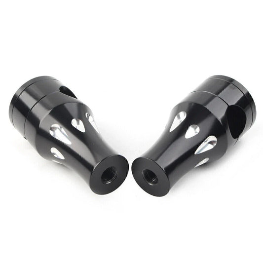 25mm Handlebar Riser Clamps for Harley, Yamaha, Kawasaki