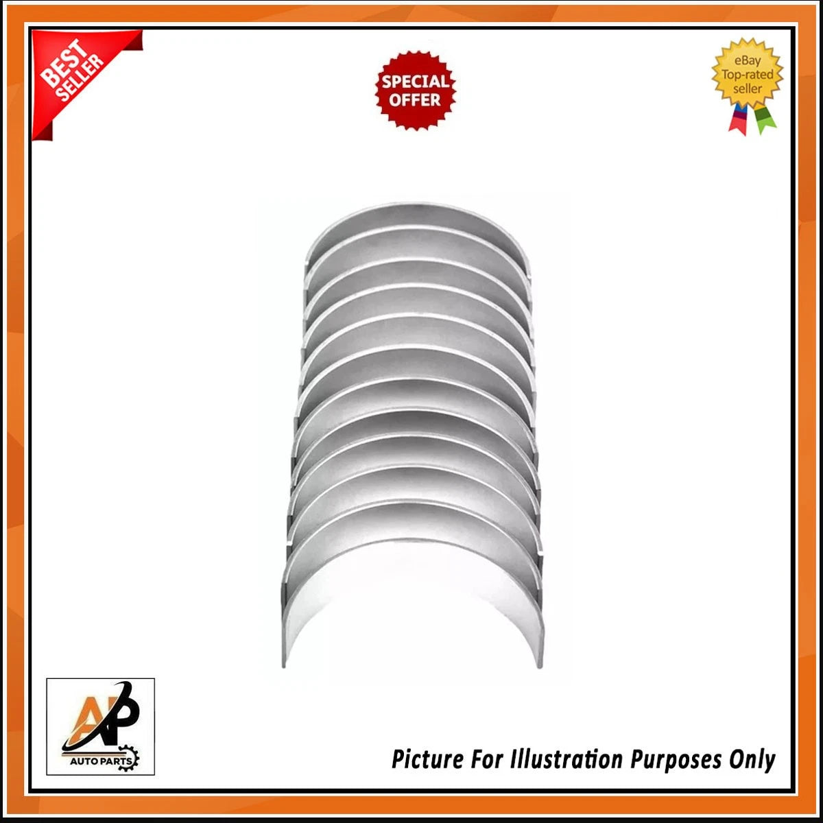 Con Rod Bearing Set 0.30 Replacement for Citroen C4 Grand Picasso (2007–2013)