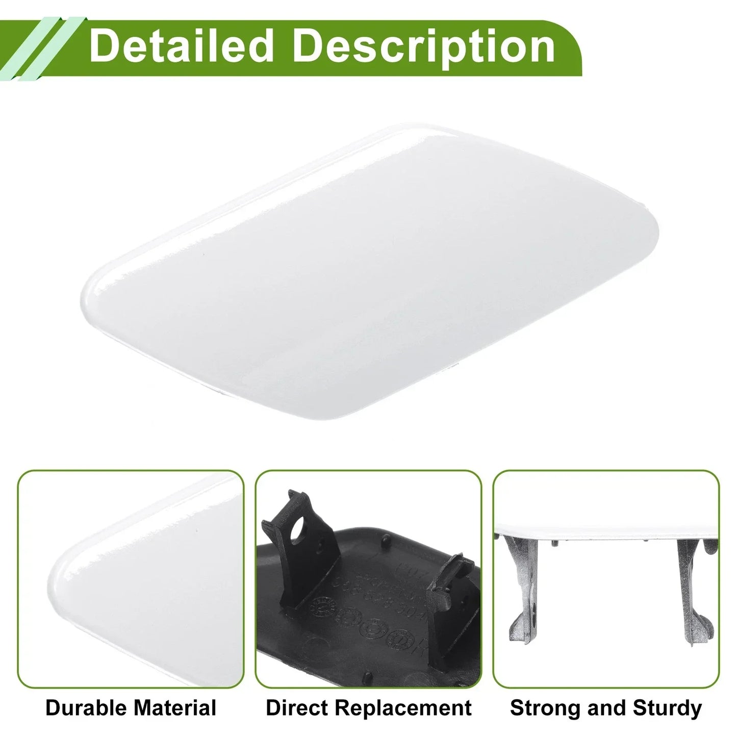 Washer Nozzle Cover for Porsche Cayenne 958 (2011-2018) - White Cap