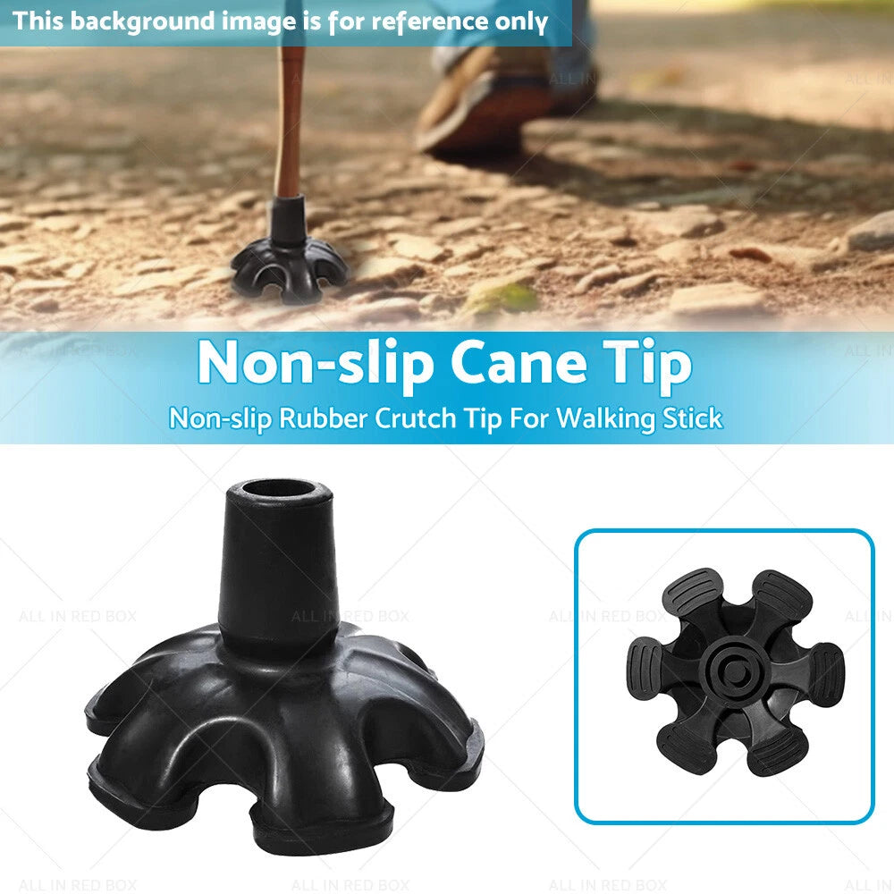 19mm Non-slip Rubber Tripod Cane Tip for Walking Stick