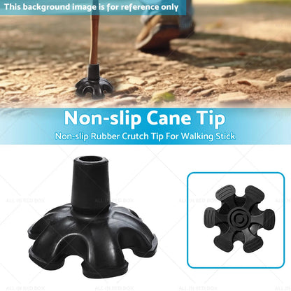 19mm Non-slip Rubber Tripod Cane Tip for Walking Stick