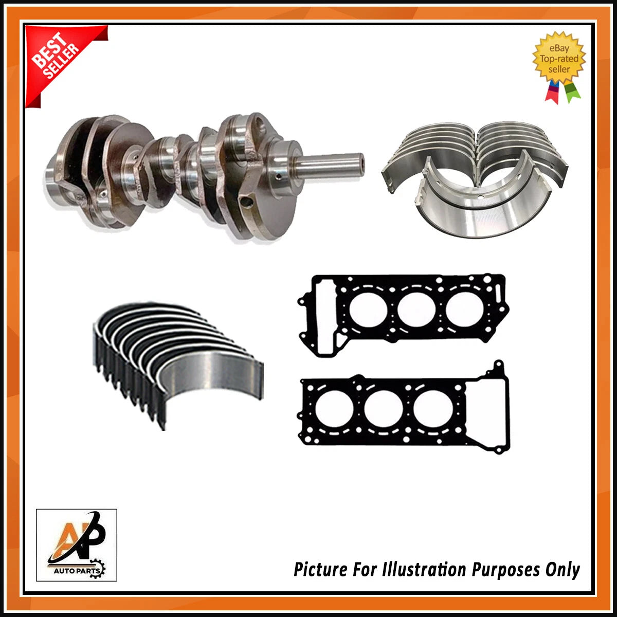 Crankshaft Heavy Duty for Mercedes OM642 GLE GLS 3.0D (2009–2018)