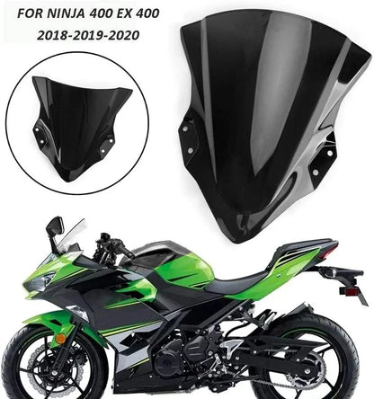 Black Windscreen for 2017-2021 Kawasaki Ninja 400 (2017-2021)