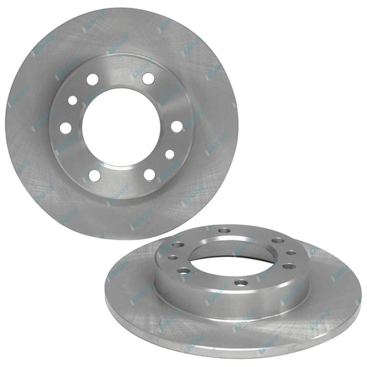 2 Front Disc Brake Rotors for Toyota Hilux 4x4 8/1980-7/83 RN36 RN46 LN36 LN46