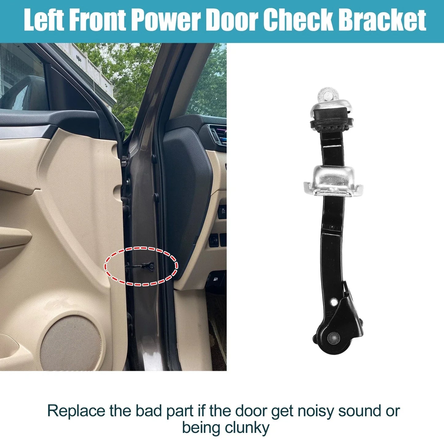 Front Left Door Check Strap Stay for Honda Civic Sedan (2006-2011)