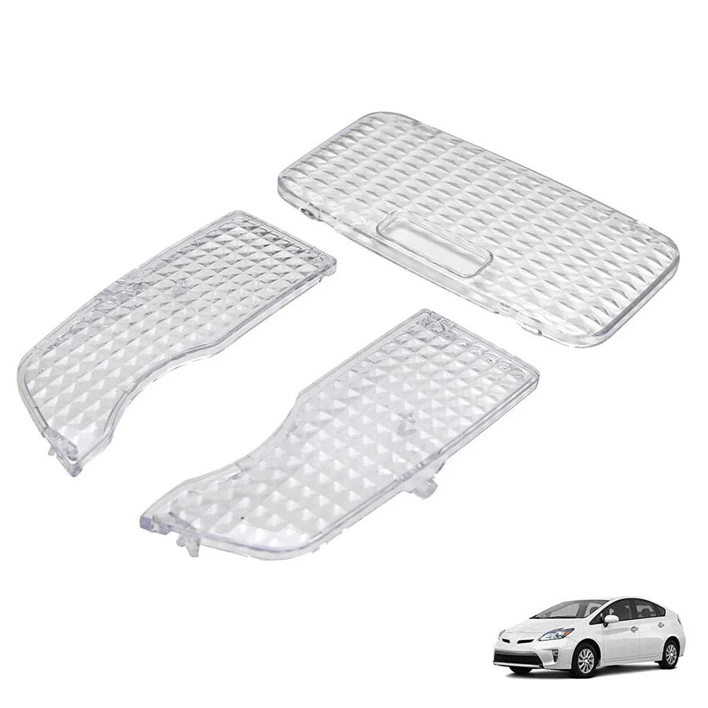 3 x Interior Map Dome Light Lens Covers for Toyota Prius V/C (2012-2015)