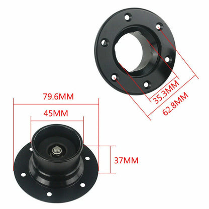 Billet Fuel Filler Neck Pop-Up Gas Cap for Universal (Fits Most Vehicles)