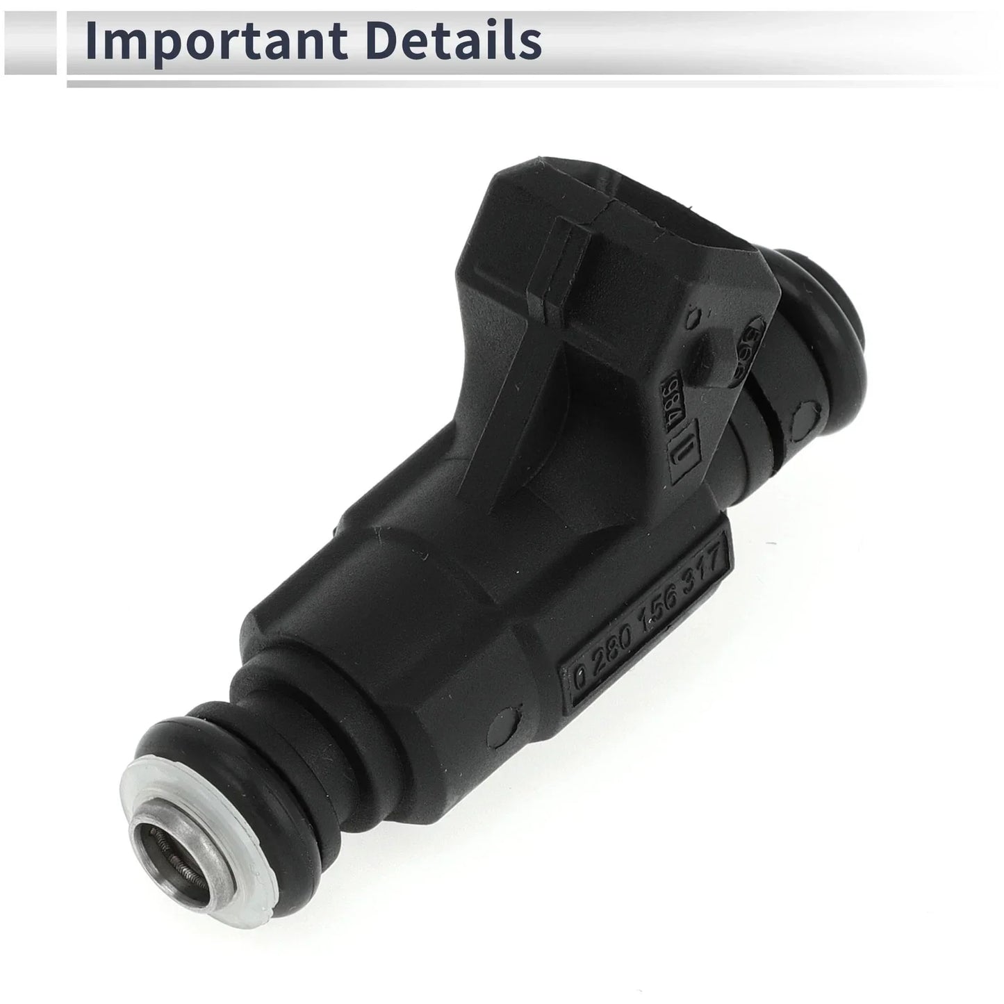 Fuel Injector for Honda Fit 1.4i 8v Flex (2004-2008) - 1 x Black