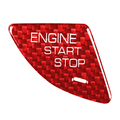 Engine Start Stop Button Trim for Cadillac ATS ATS-L Red (2013-2019)