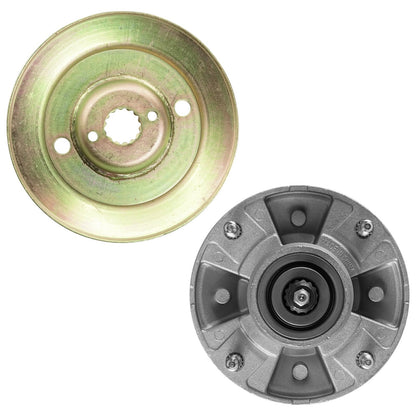Caltric Spindle Assembly with Pulley for John Deere Z425 Z435 Z445 (2014–2019)