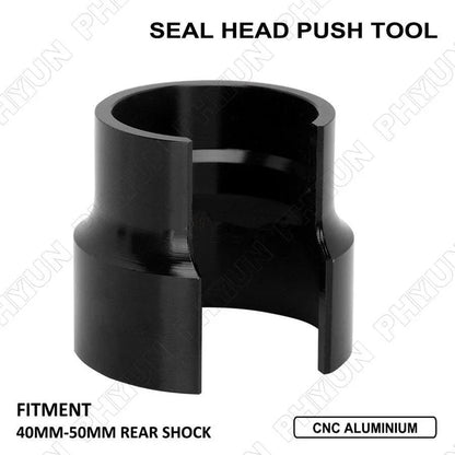 CNC Aluminum Rear Shock Seal Head Push Tool for Motorcycle Dirt Bike 40-50MM