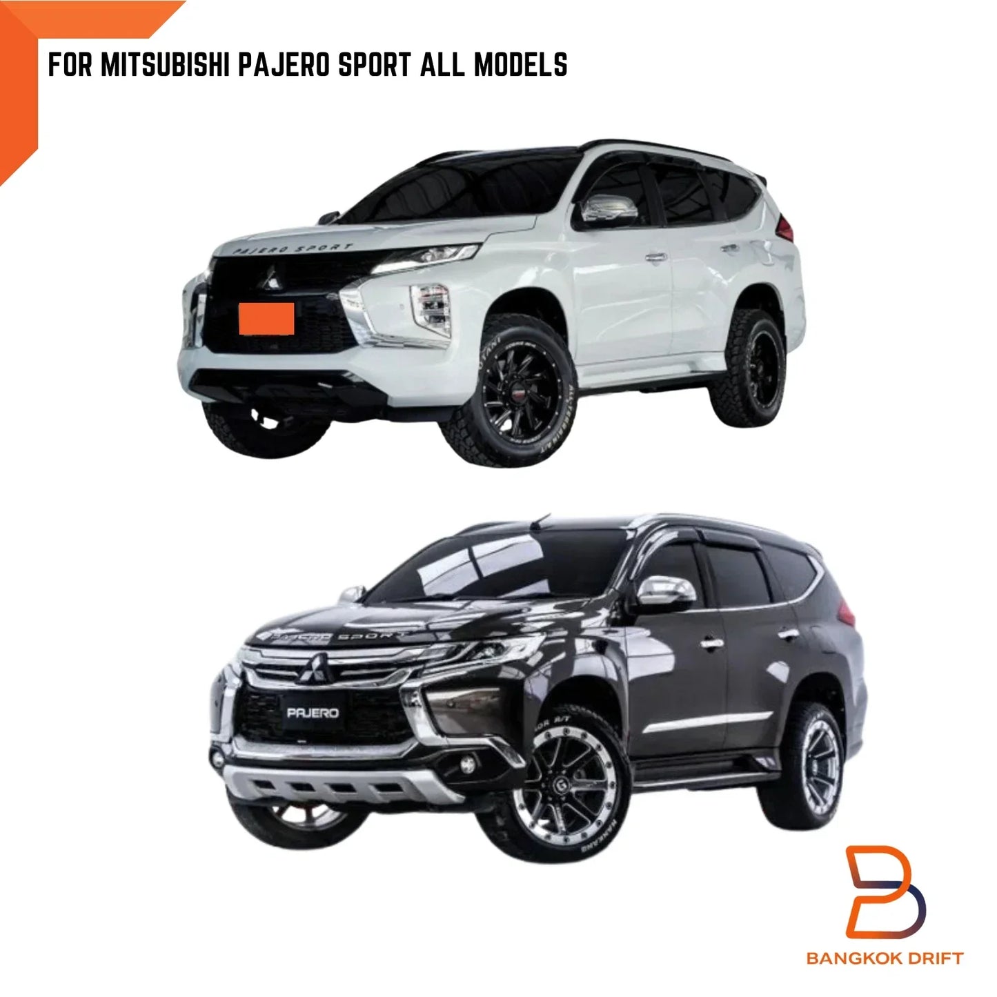 3D Acrylic Logo Emblem Badge for Mitsubishi Pajero Sport