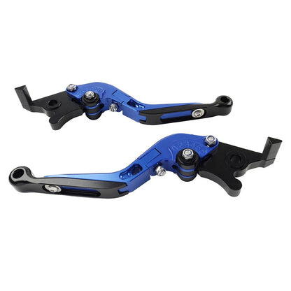 Blue Extendable Brake Clutch Levers for Kawasaki ZX1400 ZX14R ZZR1400 (06-17)