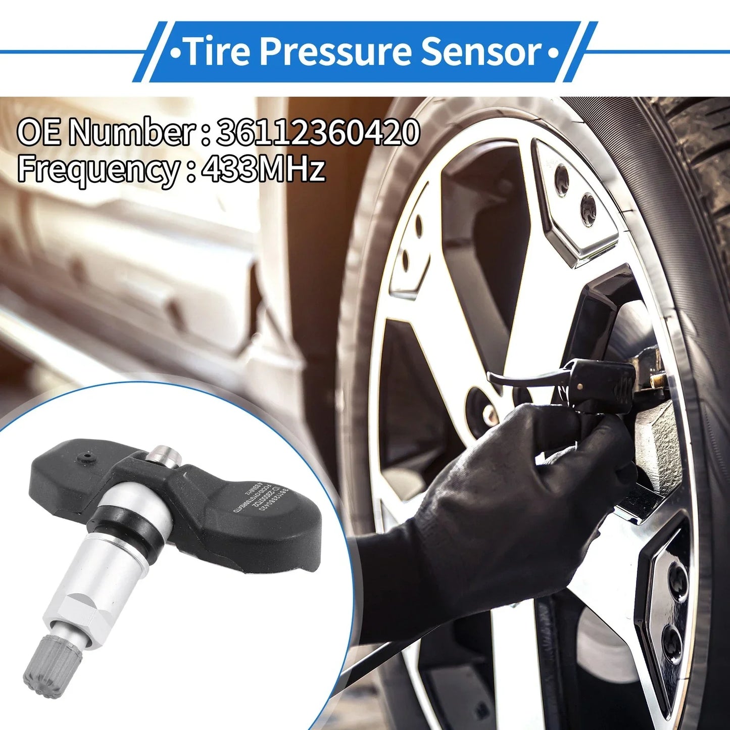 Tire Pressure Sensor for BMW 7 Series E38 E65 E66 E67 (1998-2003)