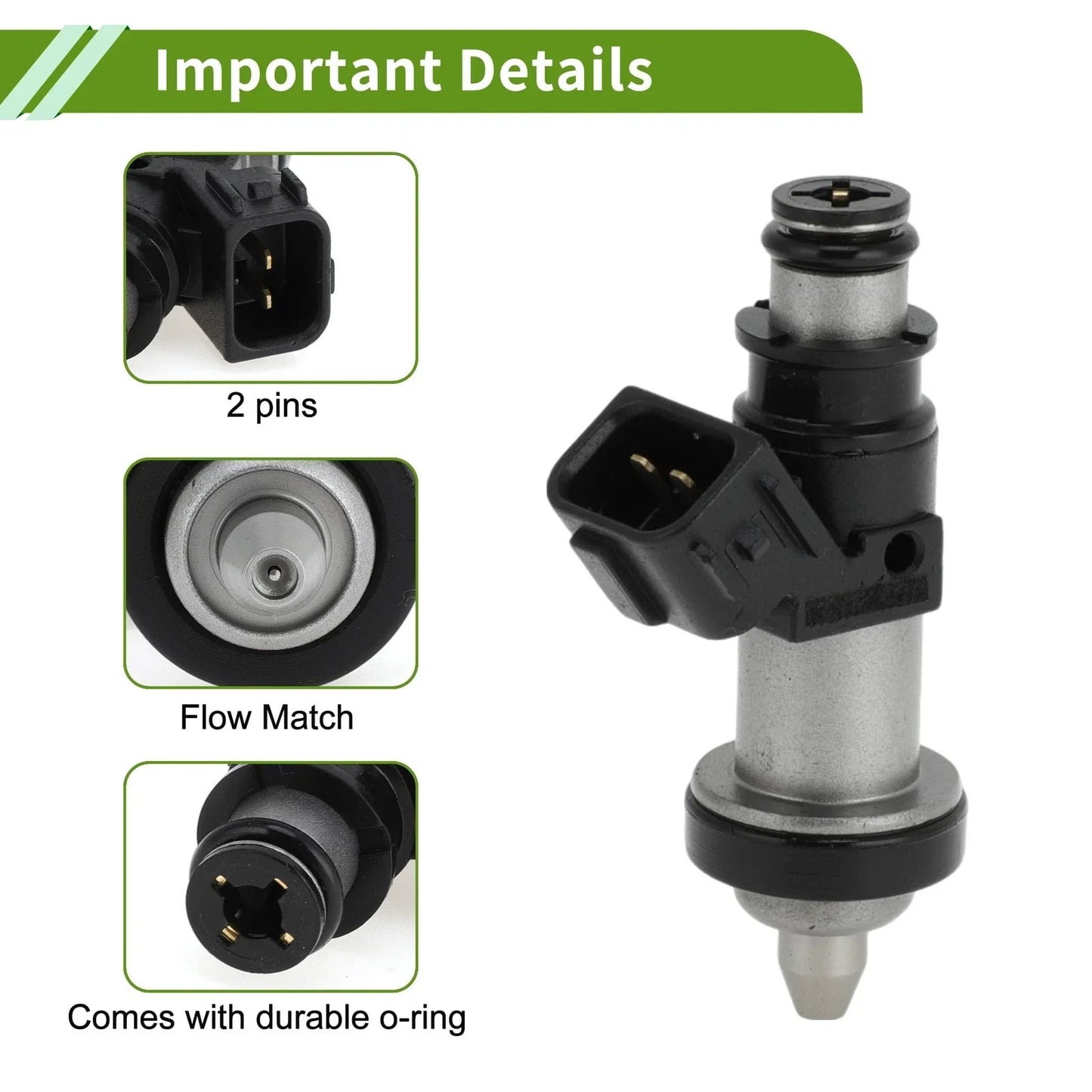 Fuel Injector for Honda S2000 Base 2.0 (2000-2005) - 1 x Black Injector