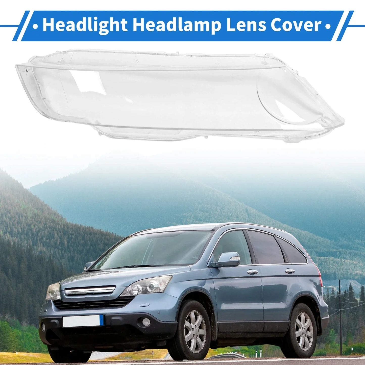 Car Front Right Headlight Lens Cover for Honda Odyssey (2005-2008)