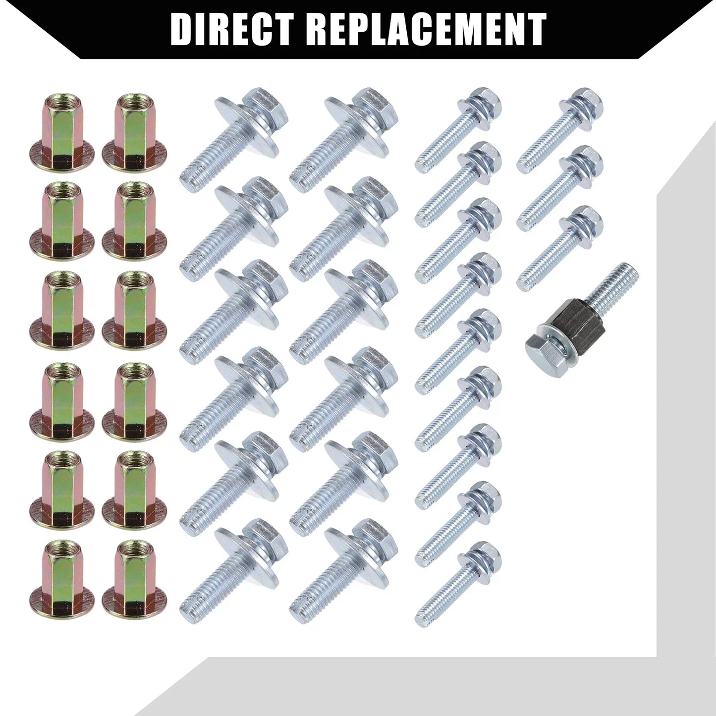 Car Pedal Screw Mountings for Dodge Ram 1500 2500 (2010-2023) - 1 Set