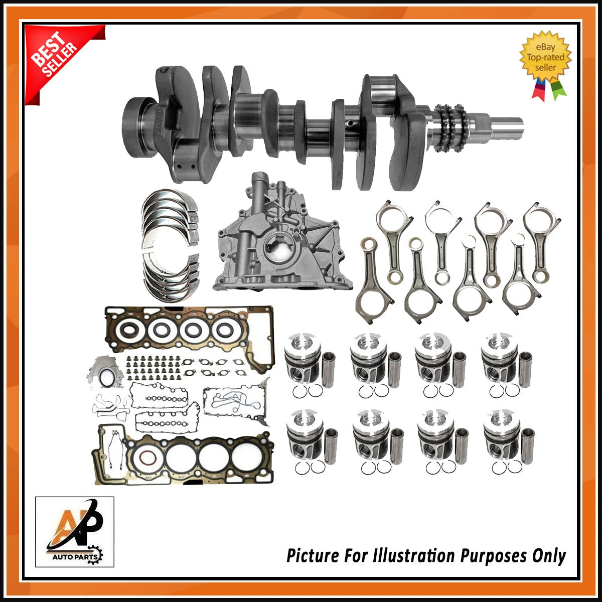 Crankshaft Rebuild Kit for Range Rover Sport 4.4 Diesel (448DT) (2010–2013)