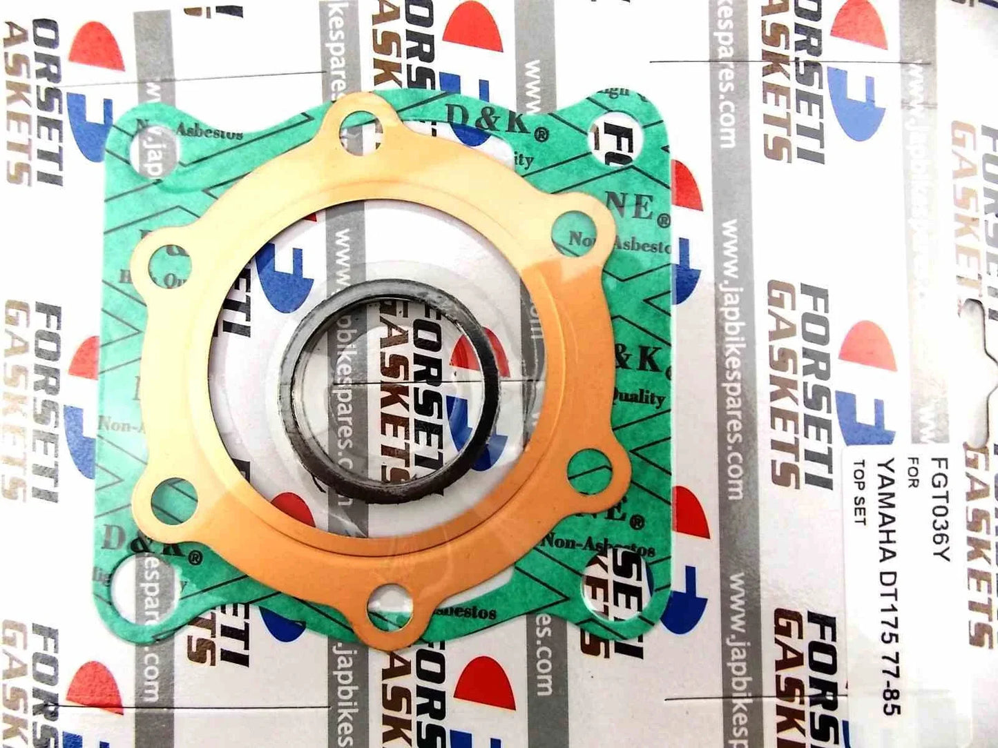 0.5mm O/S Top End Kit with 66.50mm Piston Rings & Gasket for Yamaha DT175 (77-81)