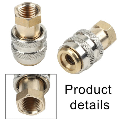Brass Lock On AirChuck for Inflator Closed End Design for Inflator Closed End Design
